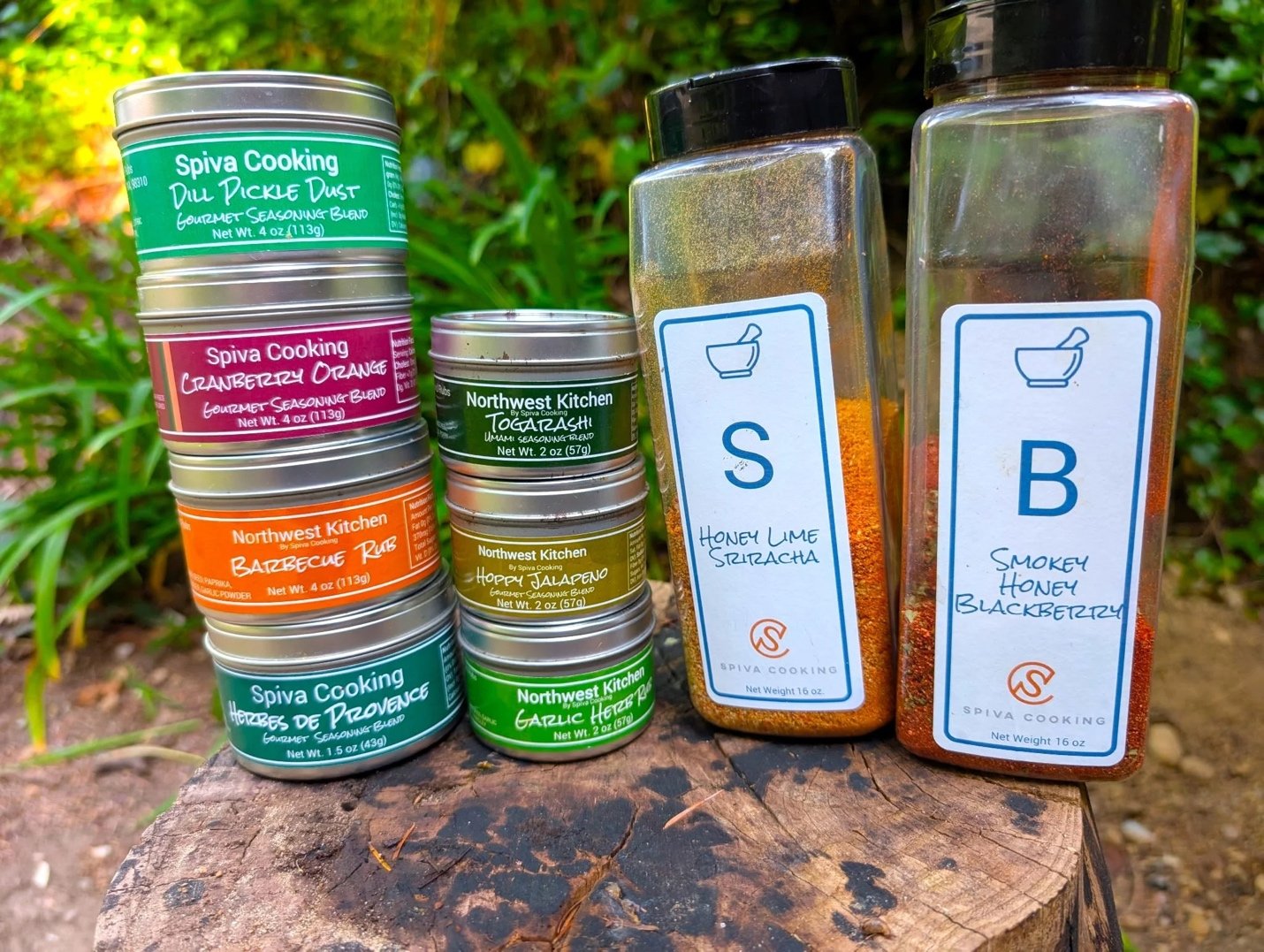 April’s personal Spiva Spice collection